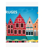 Brugge'de Film Afişi Retro Baskı Tablo Ahşap Poster Dekoratif