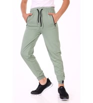 Toontoy Kız Çocuk Cepli Jogger Eşofman Alt (Yeşil)