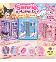 Sanrio 6 Parça Kırtasiye Seti