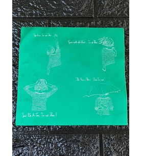 21X20 CM TASARIM ÇİZGİ RESİMLİ ARMA DİKİŞ GİYİM AKSESUARI