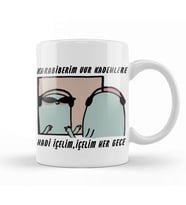 Karabiberim Motto Kupa Bardak Porselen
