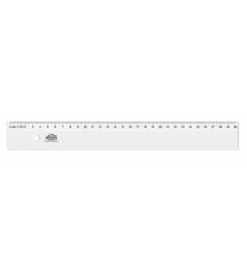 HATAS 0115 EKONOMİK PLASTİK ÖĞRENCİ CETVELİ ŞEFFAF 30CM