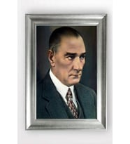Gümüş Çerçeveli Atatürk Tablo a456