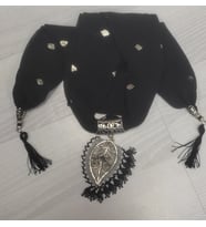 Iğne oyalı yaprak model fular