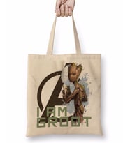 Avengers I Am Groot Bez Çanta Uzun Saplı