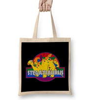 Stegaysaurus Pride Dinosaur Bez Çanta Uzun Saplı