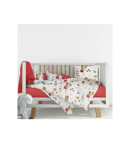Flanel ( Pazen ) Kumaşından %100 Pamuklu Bebek Nevresim Takımı 100x150