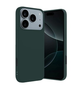 Apple iPhone 17 Pro First Silikon - Koyu Yeşil