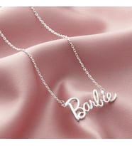 Kişiye Özel 925 Ayar Gümüş Barbie Kolye