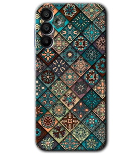 Galaxy A15 Kılıf HD Desen Baskılı Kılıf - Mandala Desen