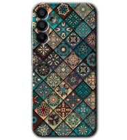Galaxy A15 Kılıf HD Desen Baskılı Kılıf - Mandala Desen