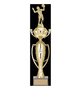ODAK KUPA - Figürlü Kupalar - Voleybol Kadın Figürlü Kupalar FG-072 B - 51 cm