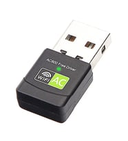 ALLY Çift Bant 600 Mbps 2.4 GHz +5 GHz USB Kablosuz Wifi Adaptör-(5775) - SSSSSS9665-7768