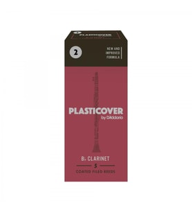 Rico RRP05BCL200 Plasticover Bb Klarnet Kamışı No: 2.0 (Profesyonel/Eğitim) - 5'li Paket  Plastik Kaplama, Neme Dayanıklı ve Parlak Ton Karakteri