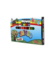 Nova Color Mum Boya Jumbo Üçgen Silinebilir 12 Renk (Karışık)