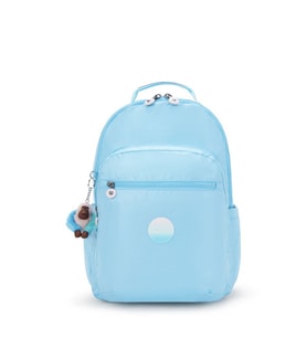 Kipling Seoul Lap Okul Çantası Sea Blue Met KI713552D