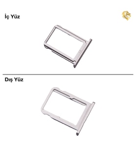 Xiaomi Mi A2 Uyumlu Sim İç Yuvası Çiftli Altın Sim Kart Tepsisi Sim Kızağı Sim Çekmecesi Sim Tray