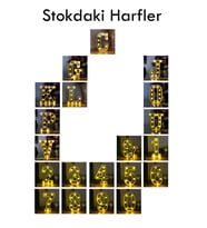 Kişiye Özel Harfli 3D Led Işıklı Dekoratif Aydınlatma Büyük Boy