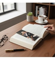 Atatürk 4'lü Kitap Ayracı Kalın Geniş Kesim 350 gr Hediyelik No:3