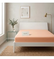 Biçomi Newsheet %100 Pamuklu Kaymayan & Terletmeyen Çift Kişilik Penye Lastikli Çarşaf (180x200 cm -