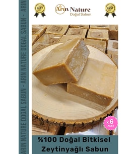 #zeytinyağlı Güzel Kokulu El Yüz Saç Vücut Orijinal Bitkisel %100 Zeytinyağlı Sabun 120g - 6 Adet