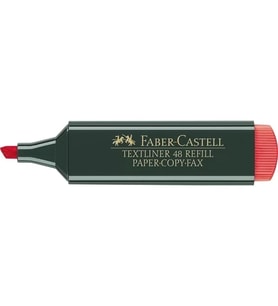 Faber Castell Kırmızı Fosforlu Kalem (5 li Avantajlı Paket)