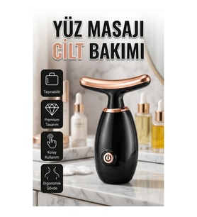 Serum Uyumlu Yüz Masaj Cihazı – Cilt Bakım ve Emilim Destekleyici Yeni Nesil