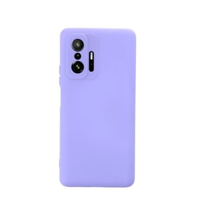 Xiaomi Mi 11t Pro Kılıf Nano İçi Kadife Silikon - Lila