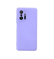 Xiaomi Mi 11t Pro Kılıf Nano İçi Kadife Silikon - Lila