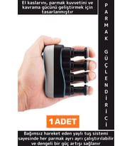 Kompakt Rehabilitasyon Müzisyen Gitar Bas Piyano Parmak El Bilek Güçlendirici Yaylı Egzersiz Aleti