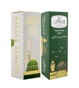 Medine Ravza Ve Mescidi Aksa Kokusu Sprey 400 Ml. Beyaz