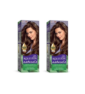 Naturals Saç Boyası Açık Kahve 5/0 2x Paket