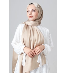 TAŞ Harem Scarf Como Saten Şal