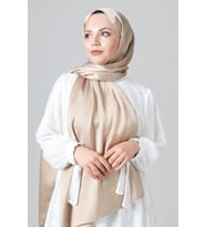 TAŞ Harem Scarf Como Saten Şal