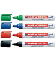 Edding 360 XL Board Marker Yazı Tahtası Kalemi 4'lü Karışık Renk 
