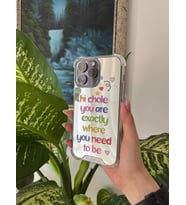 Aynalı Renkli Yazılı İsimli Iphone Telefon Kılıfı