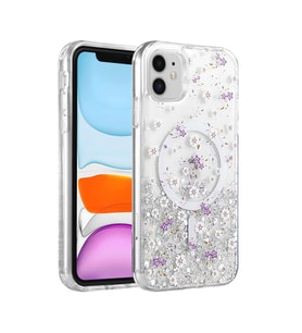 Onegif Apple iPhone 11 Misk Simli Magsafe Kapak - Desen 2