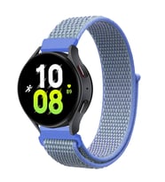 Samsung Gear S3 (22mm) Uyumlu Kordon Hasır Örgü Cırt Cırtlı Terletmeyen Zore KRD-03 Kumaş Kayış