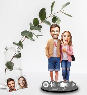 Kişiye Özel Spotify Sevgili Tasarımlı Ahşap Biblo Model-25