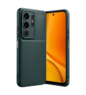 Y29 4G Auto Fus Karbon Kapak - Koyu Yeşil