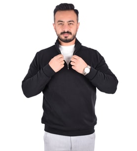 RYM-2015 FERMUARLI SWEAT/SİYAH/L
