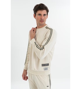 Maraton Comfort Erkek Bisiklet Yaka Taş- Sweatshirt