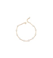 Doğal İnci Modern Bileklik (Rose)