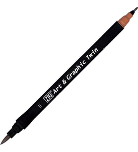Zig Art & Graphic Twin Marker Çizim Kalemi 727 Mahogany 