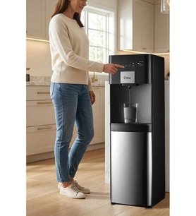 Kiwi KWP-8575 Dokunmatik Ekranlı Su Sebili Paslanmaz Çelik Tank ile Sıcak-Soğuk-Normal Su