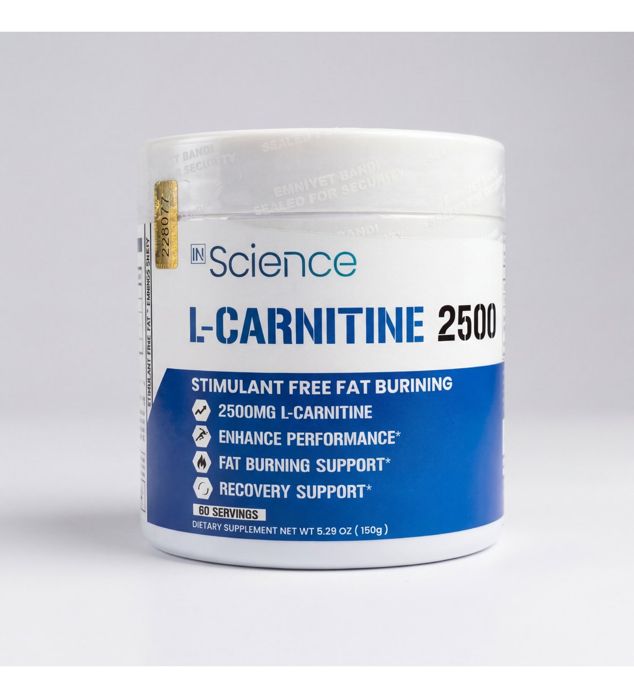 In Science Nutrition Saf L-Carnitine Toz 2500 Mg 150 gr (60 Servis)  Aromasz - Karnitin Ya Yakc Amino Asit