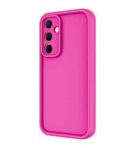 Galaxy A35 Kılıf Kamera Korumalı Ananas Silikon Kapak (Pembe)
