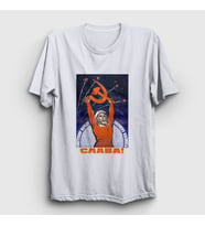 Presmono Unisex Beyaz Slava CCCP Sovyetler Birliği T-Shirt 267670tt