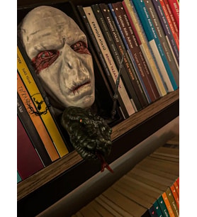 hayatvesanat  Harry Potter Serisi / Voldemort / Kitaplık Figürü / Kitap Tutucu