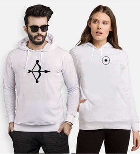 Tshirthane Ok Hedef Sevgili Kombinleri Kapüşonlu Kombini (Tek Ürün Fiyatıdır.)